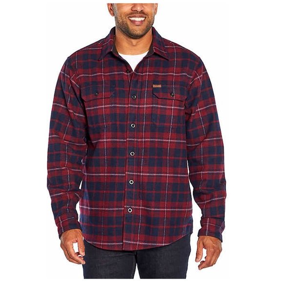 ORVIS Long Sleeve Flannel Check Shirt, Men's XL Size cotton green type Vintage Second Hand